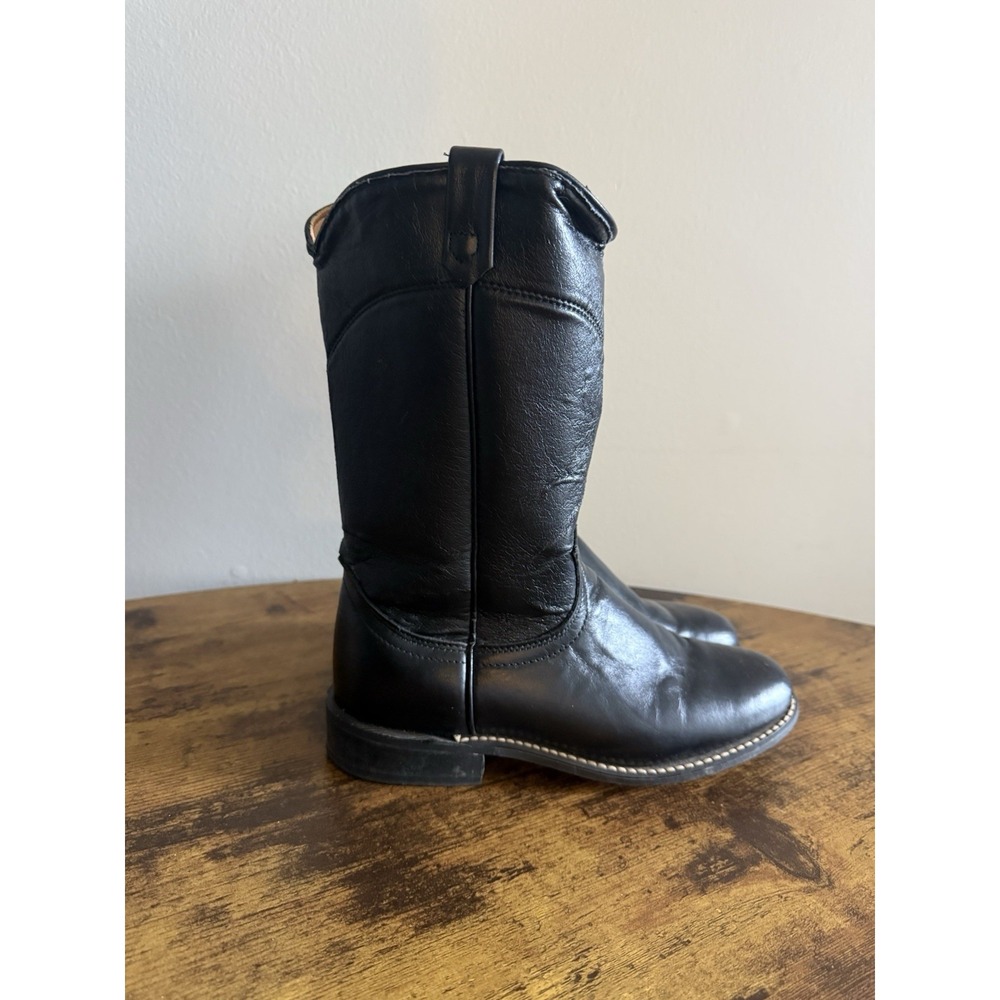 Vintage Laredo Lea Vamp And Fox Leather Boots Women's Size 6  Made In USA